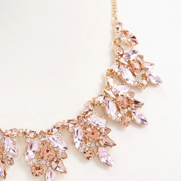 Faux Gemstone Statement Necklace - Picture 5 of 5